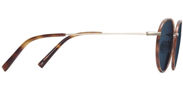 Side View Image of Duncan Sunglasses Collection, by Warby Parker Brand, in Oak Barrel with Riesling Color