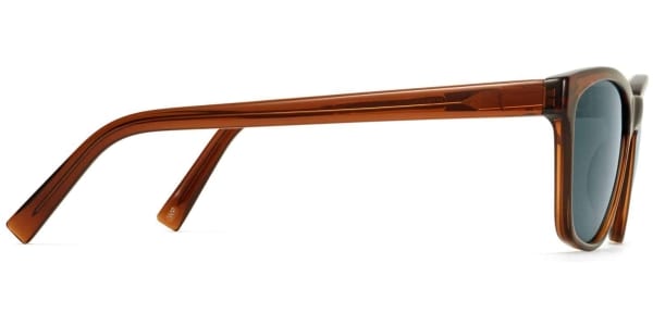 Side View Image of Barkley Sunglasses Collection, by Warby Parker Brand, in Cacao Crystal Color