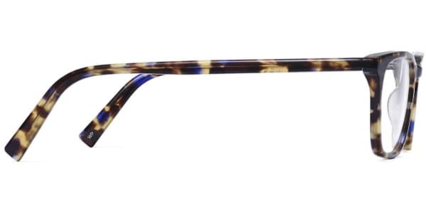 Side View Image of Welty Eyeglasses Collection, by Warby Parker Brand, in Violet Mangolia Color
