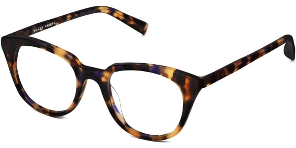 Angle View Image of Chelsea Eyeglasses Collection, by Warby Parker Brand, in Violet Magnolia Color