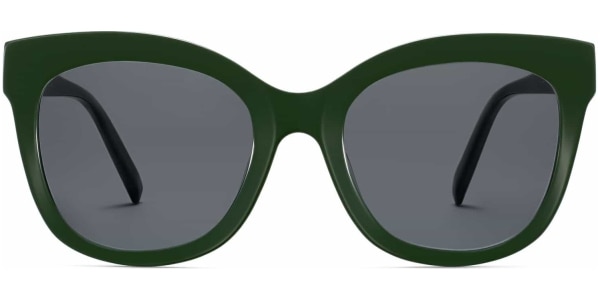Front View Image of Ada Sunglasses Collection, by Warby Parker Brand, in Forest Green Color
