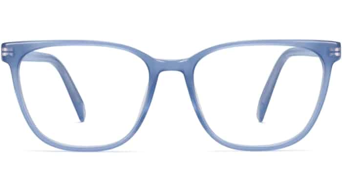 Front View Image of Esme Eyeglasses Collection, by Warby Parker Brand, in Blue Thistle Color
