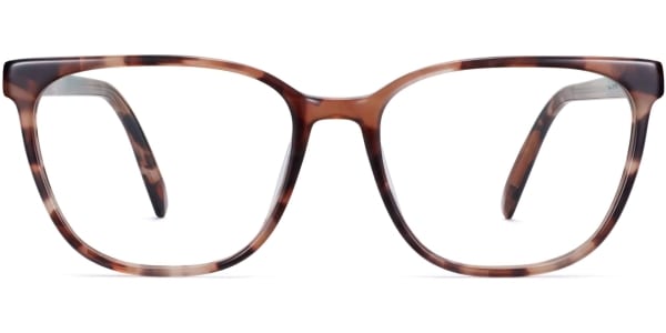 Front View Image of Esme Eyeglasses Collection, by Warby Parker Brand, in Sesame Tortoise Color