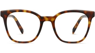 Front View Image of Griffin Eyeglasses Collection, by Warby Parker Brand, in Acorn Tortoise Color