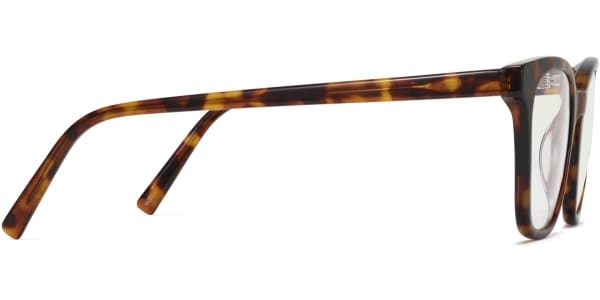 Side View Image of Griffin Eyeglasses Collection, by Warby Parker Brand, in Acorn Tortoise Color