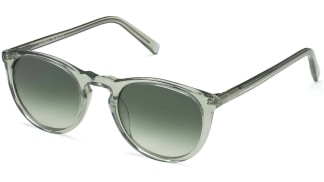 Angle View Image of Haskell Sunglasses Collection, by Warby Parker Brand, in Aloe Crystal Color