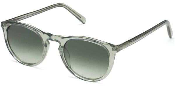 Angle View Image of Haskell Sunglasses Collection, by Warby Parker Brand, in Aloe Crystal Color