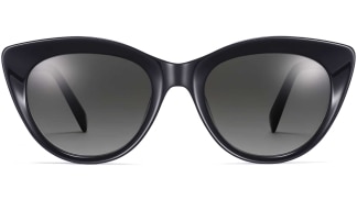 Front View Image of Leta Sunglasses Collection, by Warby Parker Brand, in Jet Black Color