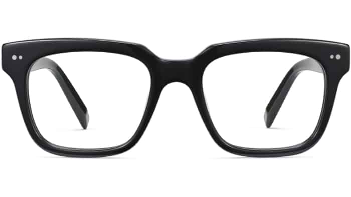 Front View Image of Winston Eyeglasses Collection, by Warby Parker Brand, in Jet Black Color