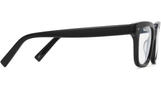 Side View Image of Winston Eyeglasses Collection, by Warby Parker Brand, in Jet Black Color