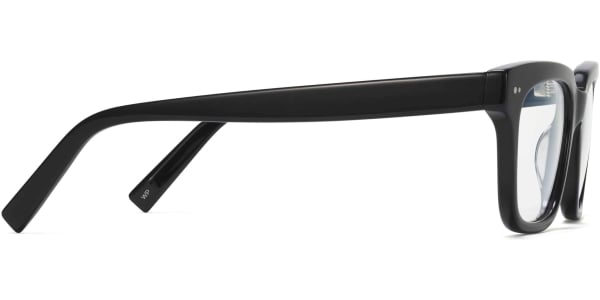 Side View Image of Winston Eyeglasses Collection, by Warby Parker Brand, in Jet Black Color