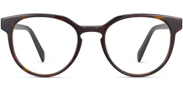 Front View Image of Wright Eyeglasses Collection, by Warby Parker Brand, in Cognac Tortoise Color