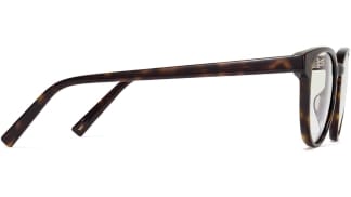 Side View Image of Wright Eyeglasses Collection, by Warby Parker Brand, in Cognac Tortoise Color