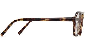 Side View Image of Dorian Eyeglasses Collection, by Warby Parker Brand, in Root Beer Color