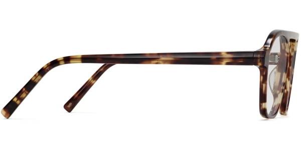Side View Image of Dorian Eyeglasses Collection, by Warby Parker Brand, in Root Beer Color