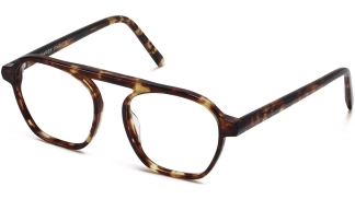 Angle View Image of Dorian Eyeglasses Collection, by Warby Parker Brand, in Root Beer Color