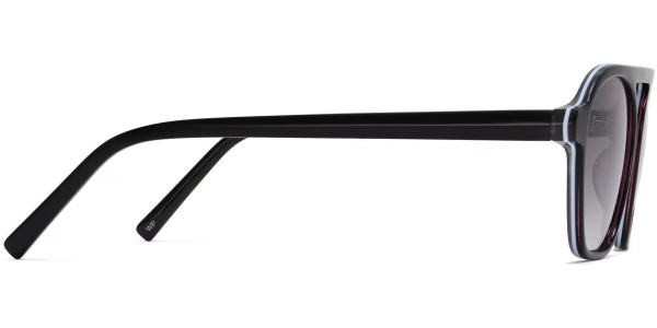 Side View Image of Dorian Sunglasses Collection, by Warby Parker Brand, in Ebone fog Eclipse Color