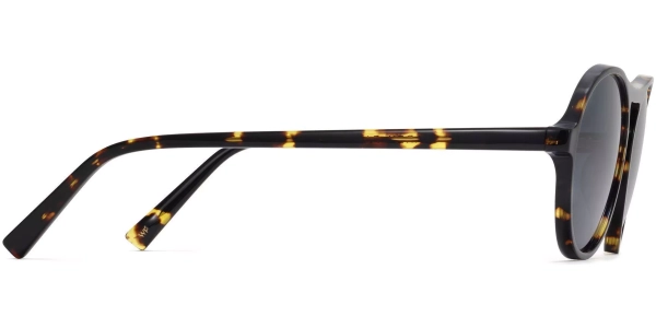 Side View Image of Tallulah Sunglasses Collection, by Warby Parker Brand, in Burnt Honeycomb Tortoise Color
