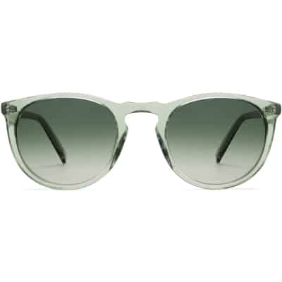 Front View Image of Haskell Sunglasses Collection, by Warby Parker Brand, in Aloe Crystal Color
