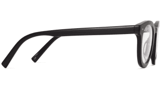 Side View Image of Ainsley Eyeglasses Collection, by Warby Parker Brand, in Jet Black Color
