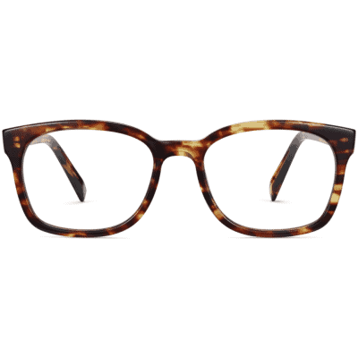 Front View Image of Berman Eyeglasses Collection, by Warby Parker Brand, in Root Beer Color