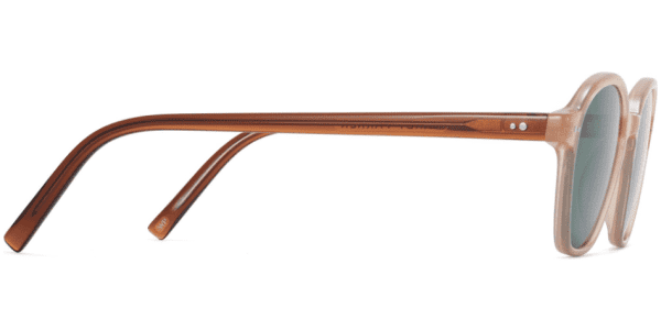 Side View Image of Britten Sunglasses Collection, by Warby Parker Brand, in Dune Crystal with Cacao Crystal Color