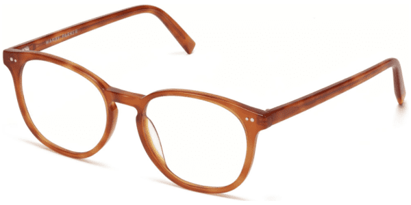 Angle View Image of Carlton Eyeglasses Collection, by Warby Parker Brand, in Sequoia Tortoise Color