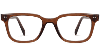 Front View Image of Conley Eyeglasses Collection, by Warby Parker Brand, in Cacao Crystal Color