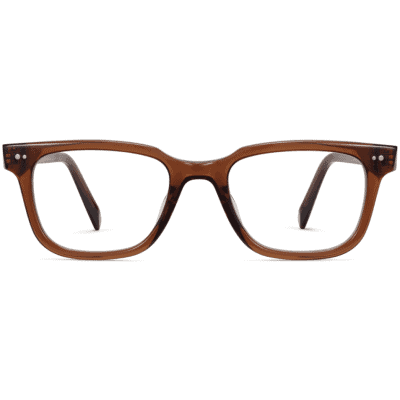 Front View Image of Conley Eyeglasses Collection, by Warby Parker Brand, in Cacao Crystal Color
