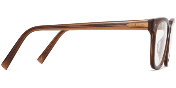 Side View Image of Conley Eyeglasses Collection, by Warby Parker Brand, in Cacao Crystal Color