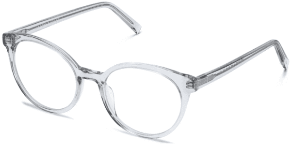 Side View Image of Delphine Eyeglasses Collection, by Warby Parker Brand, in Sea Glass Grey Color