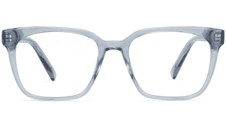 Front View Image of Hughes Eyeglasses Collection, by Warby Parker Brand, in Pacific Crystal Color