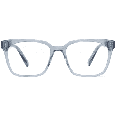 Front View Image of Hughes Eyeglasses Collection, by Warby Parker Brand, in Pacific Crystal Color