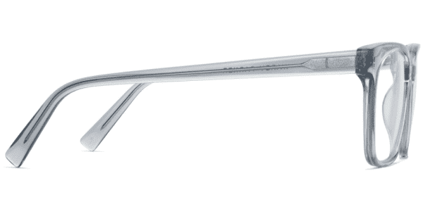 Side View Image of Hughes Eyeglasses Collection, by Warby Parker Brand, in Pacific Crystal Color