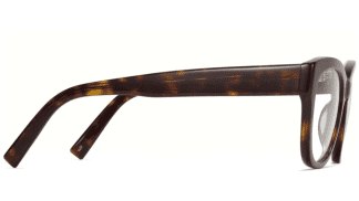 Side View Image of Tatum Eyeglasses Collection, by Warby Parker Brand, in Cognac Tortoise Color