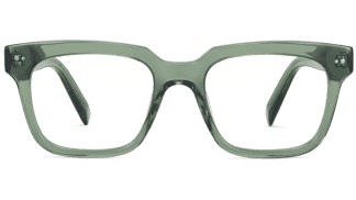 Front View Image of Winston Eyeglasses Collection, by Warby Parker Brand, in Rosemary Crystal Color