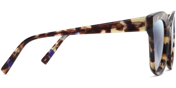 Side View Image of Ada Sunglasses Collection, by Warby Parker Brand, in Violet Mangolina Color