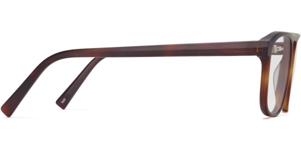 Side View Image of Lyon Eyeglasses Collection, by Warby Parker Brand, in Rye Tortoise Matte Color