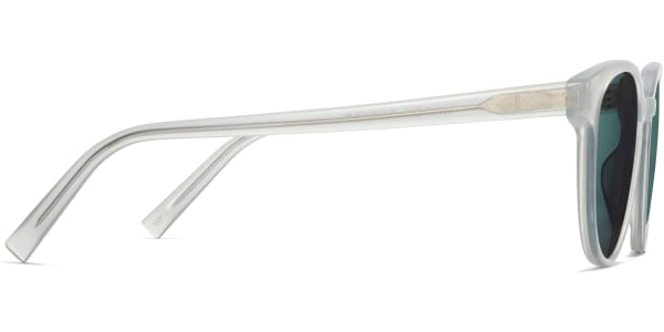 Side View Image of Wright Sunglasses Collection, by Warby Parker Brand, in Glacier Grey Color
