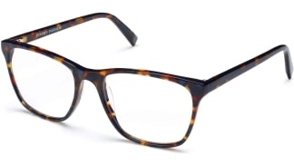 Angle View Image of Yardley Eyeglasses Collection, by Warby Parker Brand, in Blue Marbled Tortoise Color