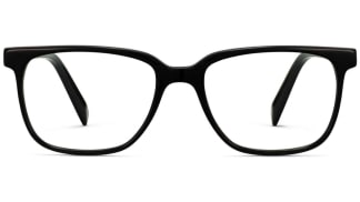 Front View Image of Hayden Eyeglasses Collection, by Warby Parker Brand, in Jet Black Color