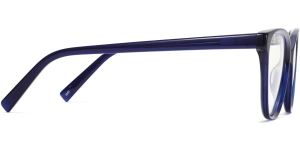 Side View Image of Corretta Eyeglasses Collection, by Warby Parker Brand, in Lapis Crystal Color