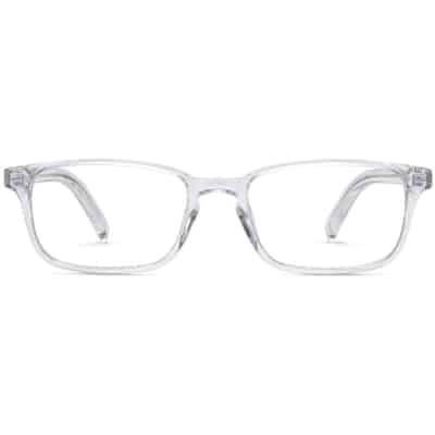Front View Image of Hardy Eyeglasses Collection, by Warby Parker Brand, in Crystal Color