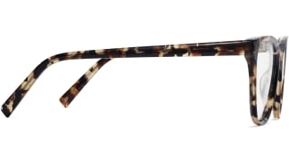 Side View Image of Corretta Eyeglasses Collection, by Warby Parker Brand, in Ecru Tortoise Color