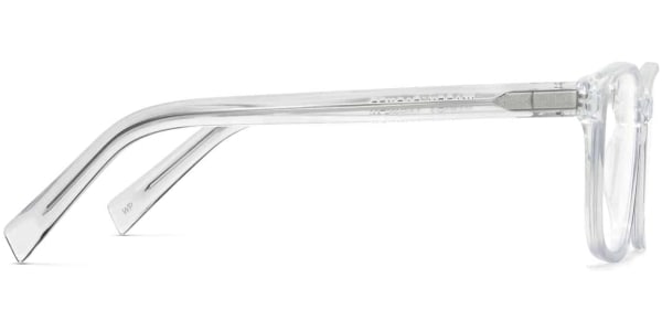 Side View Image of Hardy Eyeglasses Collection, by Warby Parker Brand, in Crystal Color