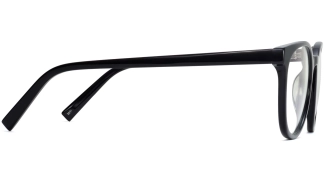 Side View Image of Gillian Eyeglasses Collection, by Warby Parker Brand, in Jet Black Color