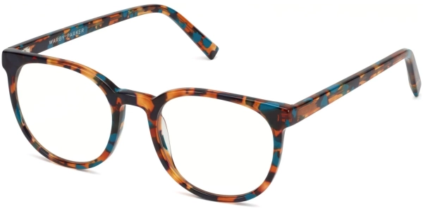 Angle View Image of Gillian Eyeglasses Collection, by Warby Parker Brand, in Teal Tortoise Color