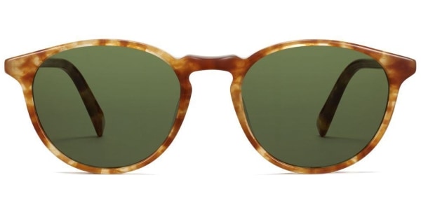 Front View Image of Butler Sunglasses Collection, by Warby Parker Brand, in Butterscotch Tortoise Color