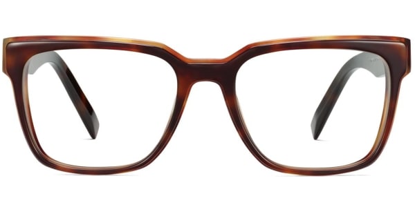 Front View Image of Cumberland Eyeglasses Collection, by Warby Parker Brand, in Burnt Umber Tortoise with Marcona Tortoise Color