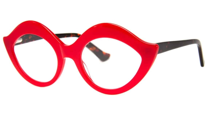 The Nile Reading Glasses Angle View Red